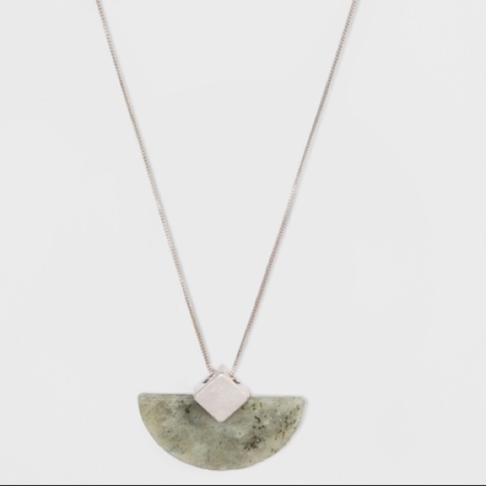 NWT- Universal Thread Half -Circle Pendant